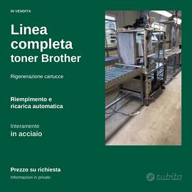 linea in acciaio per produzione di cartucce