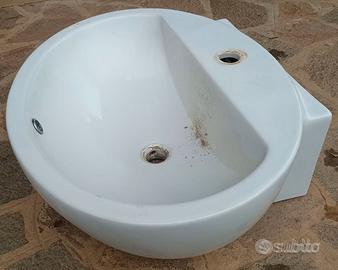 Lavabo a bacinella ceramica Flaminia