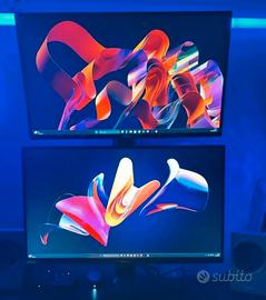 Supporto doppio monitor