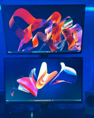 Supporto doppio monitor