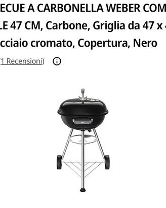 BBQ Weber Kettle da 47”