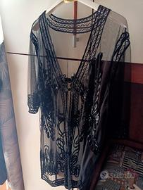 cardigan trasparente donna 