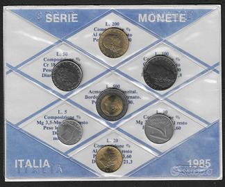 Italia - set FdC 1985 UNI 780