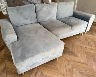 Divano in velluto seminuovo