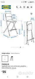 Sgabello IKEA Franklin 
