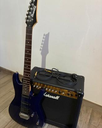 Chitarra Elettrica Ibanez GSA60 e Ampli Marshall