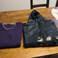 Set di 2 (maglia + felpa con cappuccio) taglia L