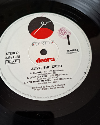 Disco lp THE DOORS 1983