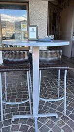 Tavolini alti + sgabelli Nardi