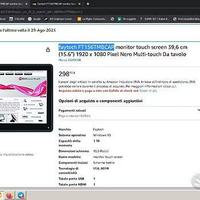 monitor 15,6 touch screen faytech FT156TMBCAP