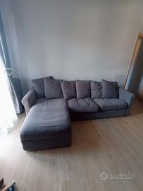 Divano letto con chaise longue