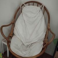 poltrona in rattan 