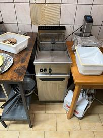 Friggitrice 70x40 a gas perfettamente funzionante