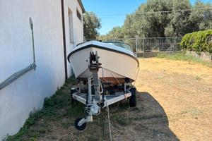 Barca 40cv con carrello