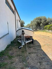 Barca 40cv con carrello