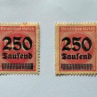 Francobolli Impero Tedesco 1923