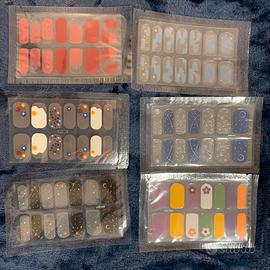 Set di adesivi per unghie. nuovo