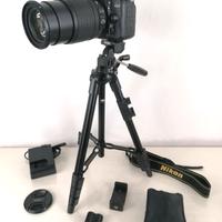 Reflex Nikon d7200 Wi-Fi + 18-105 VR+ Treppiede
