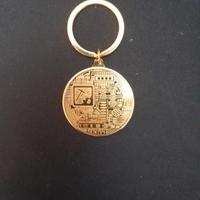 portachiavi bitcoin oro