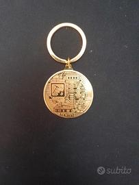 portachiavi bitcoin oro