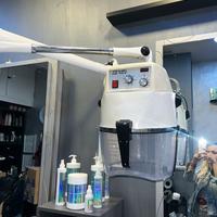 Casco a parete con staffa parrucchiere