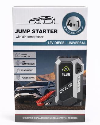 Avviatore Auto 4in1  Jump Starter 12V
