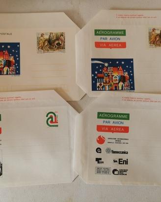 Lotto di 6 aerogrammi primi '90