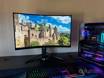 Monitor Curvo MSI MAG 32” WQHD 2K 240 Hz / 1ms