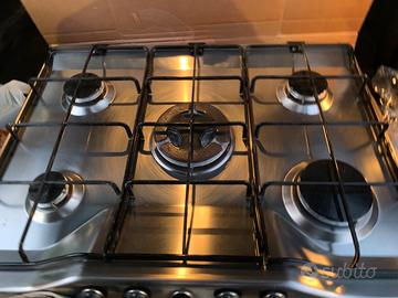 Fornello a gas 5 fuochi - rex