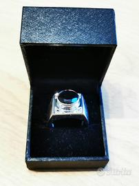 ANELLO UOMO in ARGENTO STERLING 925 con ONICE.