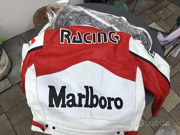 Giubbotto pelle moto cross