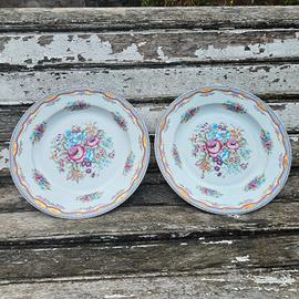 Coppia piatti Depos Porzellainfabrik anni '60