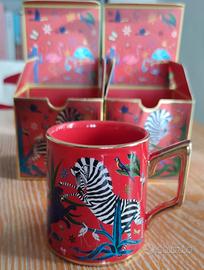 Tazza Ortigia - Sicilia (ceramica Giungla)