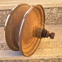 Cerchio e mozzo per ruota carriola o carretto