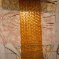 Vetro artistico stampato. Rullo giallo.