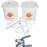Kit per Birra Fai da Te COOPERS + Scolabottiglie 