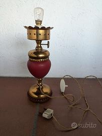 antica lampada da tavolo