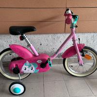 Btwin Bicicletta Bambina 14" Unicorno