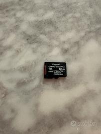 Micro sd 64 giga nuova