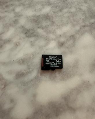 Micro sd 64 giga nuova