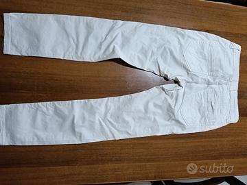 Jeans bianchi strappati DND Jeans