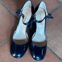 Scarpe vernice blu Les Venues mis 37