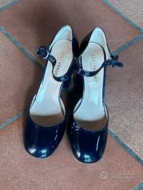 Scarpe vernice blu Les Venues mis 37