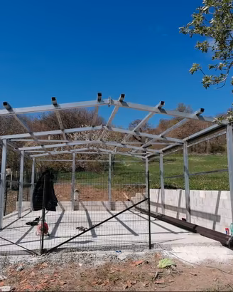 Struttura capannone/garage 60mq + basculante 