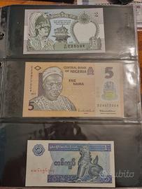 3 banconote del mondo