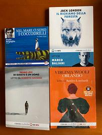 4 audiolibri CD Rom MP3