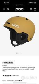 Casco sci poc fornix nuovo