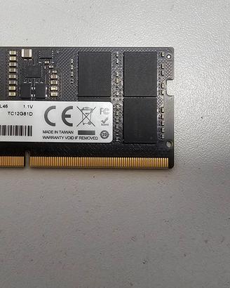 memoria ram DDR 5 16gb 