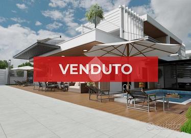 VILLA A SCHIERA D'ANGOLO A GIUGLIANO IN CAMPANIA