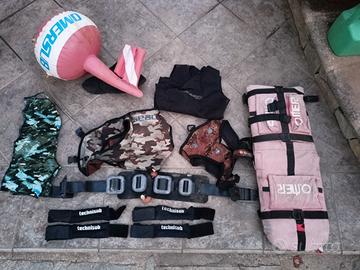 Set completo pesca sub
